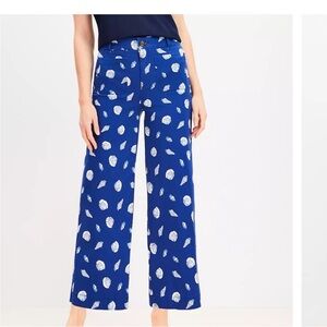 LOFT Palmer Wide Leg Ankle Length Pants